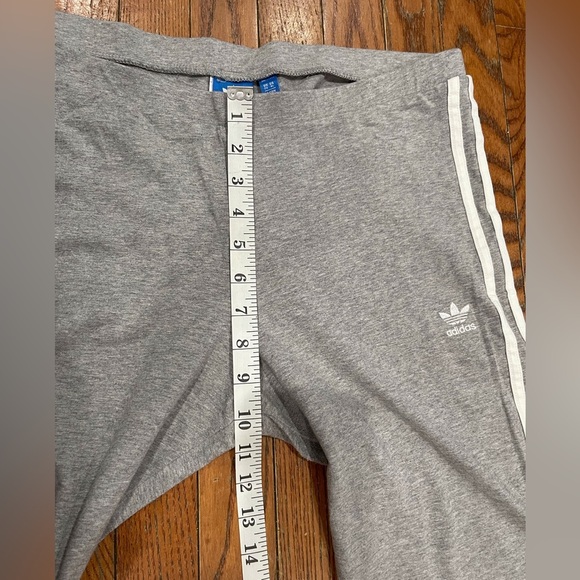 Adidas Kids Gray Joggers with White Stripes - Picture 5 of 12